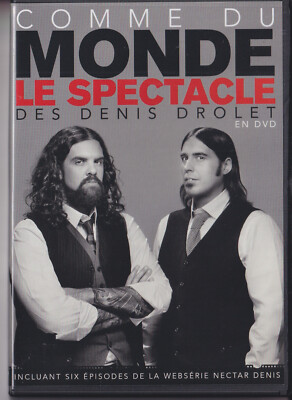 COMME DU MONDE: LE SPECTACLE DES DENIS DROLET (DVD 2015) Region 1 Quebec Nectar