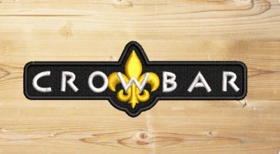 Crowbar Patch Crowbar Band Embroidered Patch Sludge Metal COC Acid Bath Melvins