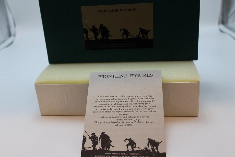 Figuras de primera línea soldado francés, oficial, marcha, abanderado.�� Foto 3 de 4