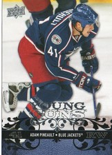 2008-09 Upper Deck Young Guns #206 Adam Pineault - Rookie Card. rookie card picture