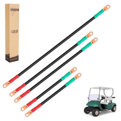 10L0L Golf Cart Battery Cable Kit for EZGO TXT, Marathon, Medalist 1994-up... 