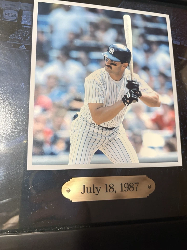Don Mattingly Yankees Collage Framed Monument Park Brick MLB Steiner Sticker COA - Image 4 of 4