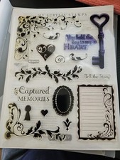 My Acrylix Stamp CTMH CLOSE TO MY HEART KEY TO MY HEART E1012