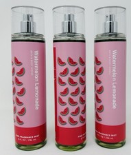 WATERMELON LEMONADE BATH  BODY WORKS FINE FRAGRANCE MIST SPRAY 8OZ LOT OF 3