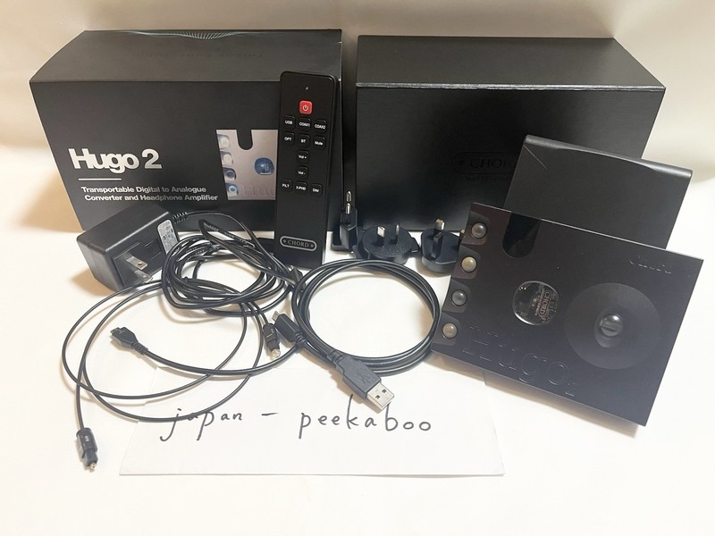Chord Hugo 2 Black HUGO2-BLK DAC Headphone Amplifier Used in stock