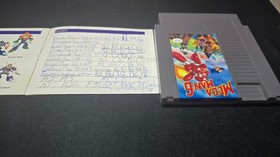 Mega Man 6 Capcom VI Authentic Nintendo NES EXMT game cart w manual & dust cover