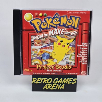 Pokemon: Project Studio Red Version (PC CD-ROM) Jewel CIB COMPLETE