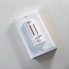 NEW Casablanca W-28W Ceiling Fan Speed & Light Control Wired Wall Switch WHITE