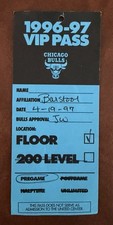 April 19 1997 Ticket Stub Pass Knicks Bulls Michael Jordan 9th Scoring Title