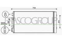 Prasco RN090C002 Kondensator, Klimaanlage FüR Renault