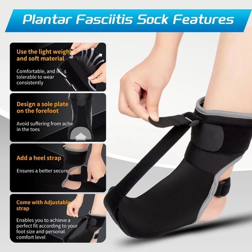 Ergonomic Design Plantar Fasciitis Night Splint Unisex - Picture 9 of 15