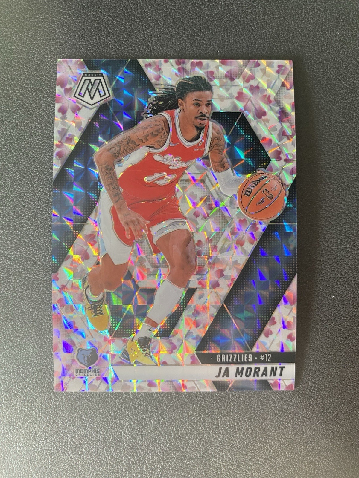 JA MORANT 2024-25 Mosaic Choice Cherry Blossom #195 Grizzlies /20