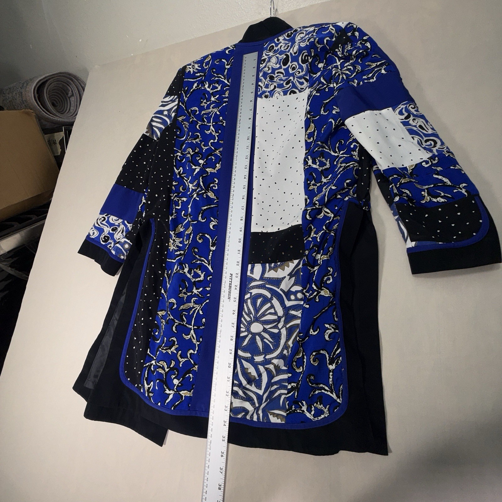 Jeanne Marc Collection Patchwork Blazer Jacket Bl… - image 11