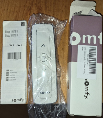 Somfy Situo 1 RTS II Funk-Fernbedienungsschalter kabellos Druckknopf
