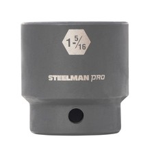 STEELMAN PRO 1/2-Inch Drive 1-5/16-Inch Shallow 6-Point Impact Socket, 60508