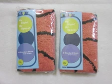 LOT OF 2 WHISPER SOFT MILLS IN STYLE HOME COLLECTION SPORTS PILLOW SHAMS NEW