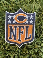 Chicago Bears NFL Logo Patch 2” X  3” Iron On Embroidered