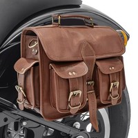 Satteltasche Vintage FüR Triumph Bonneville Bobber / Black Craftride SV3 Br