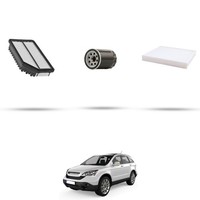 Hoffcar Wartungsset - 3 Filter FüR Honda CR-V III 2.0 110KW Ab 2007