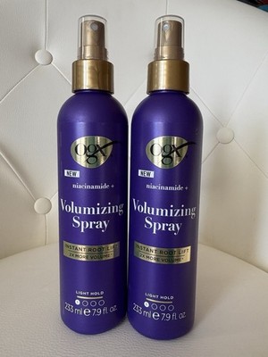 OGX Niacinamide+ Volumizing Spray 7.9oz Instant Root Lift, Light Hold 2 Bottles