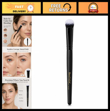 Dense Rounded Concealer Brush for Under Eye Blending - Flawless Finish Tool
