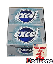 Excel Polar Ice Sugar-Free Gum 12 pack , 12 pieces Per Pack fresh from Canada