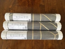 York Wallcoverings MM1710 Hammered Diamond Grey Geometrics 56.9sq Ft - 3 Rolls