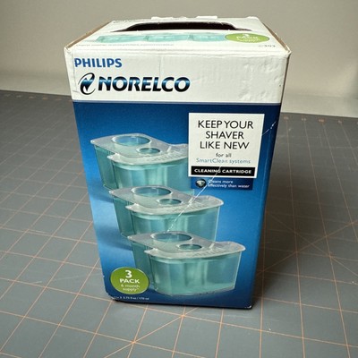 Philips Norelco Cleaning Cartridges SmartClean System 2 Pack JC303/52 Brand New