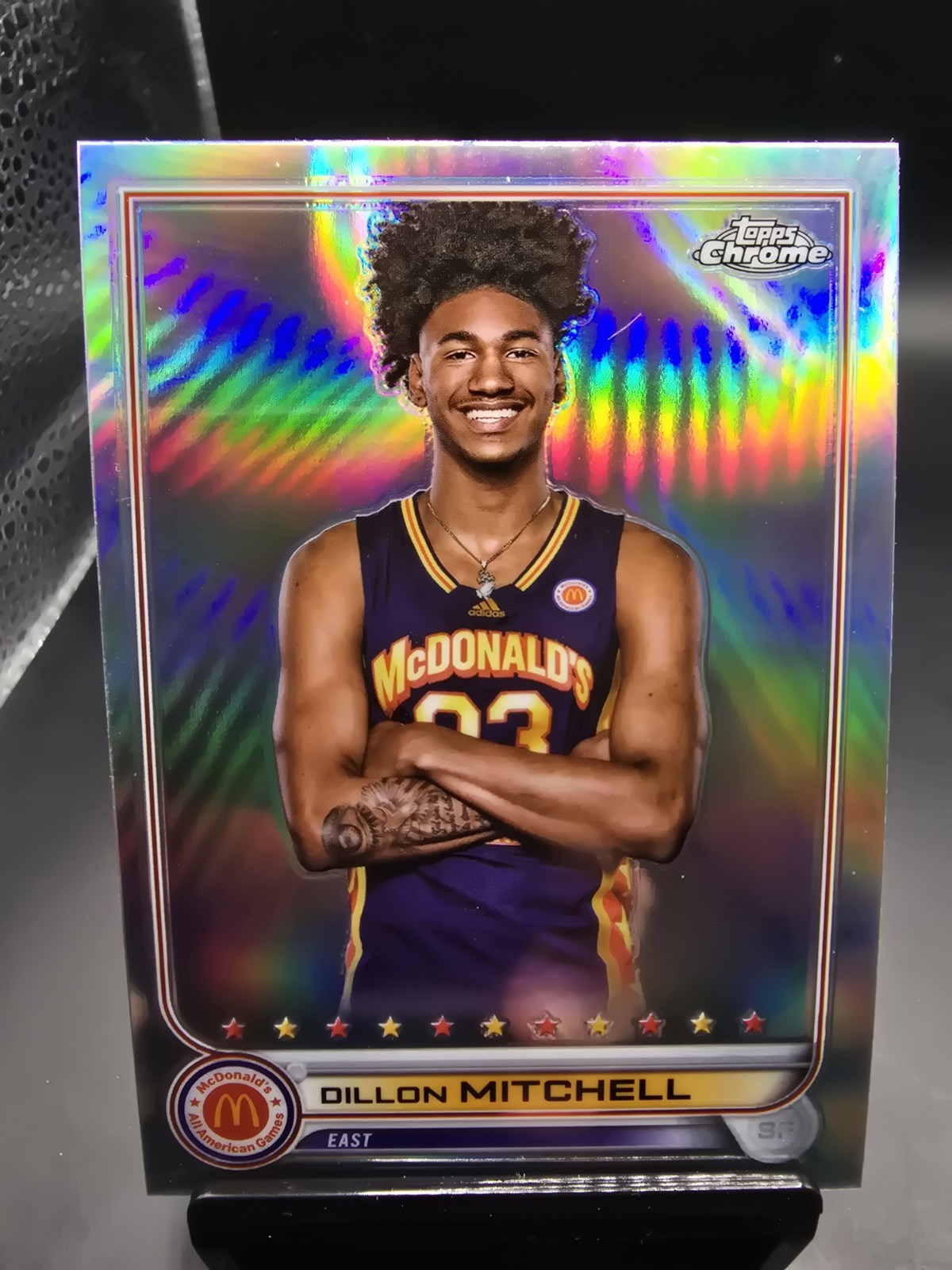 2022 Topps Chrome McDonalds All-American Refractor #53 Dillon Mitchell  EX