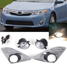 For 2012-2014 Toyota Camry L Le Xle Chrome Fog Lights With Switchharnesscover For 2012-2014 Toyota Camry L Le Xle Chrome Fog Lights With Switchharnesscover
