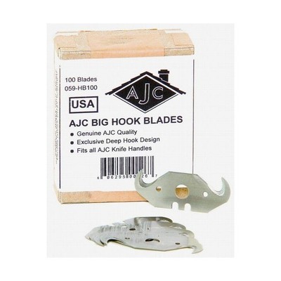 AJC Tools 059-HB100 Big Hook Roofing Blades - 100 Blades per Package