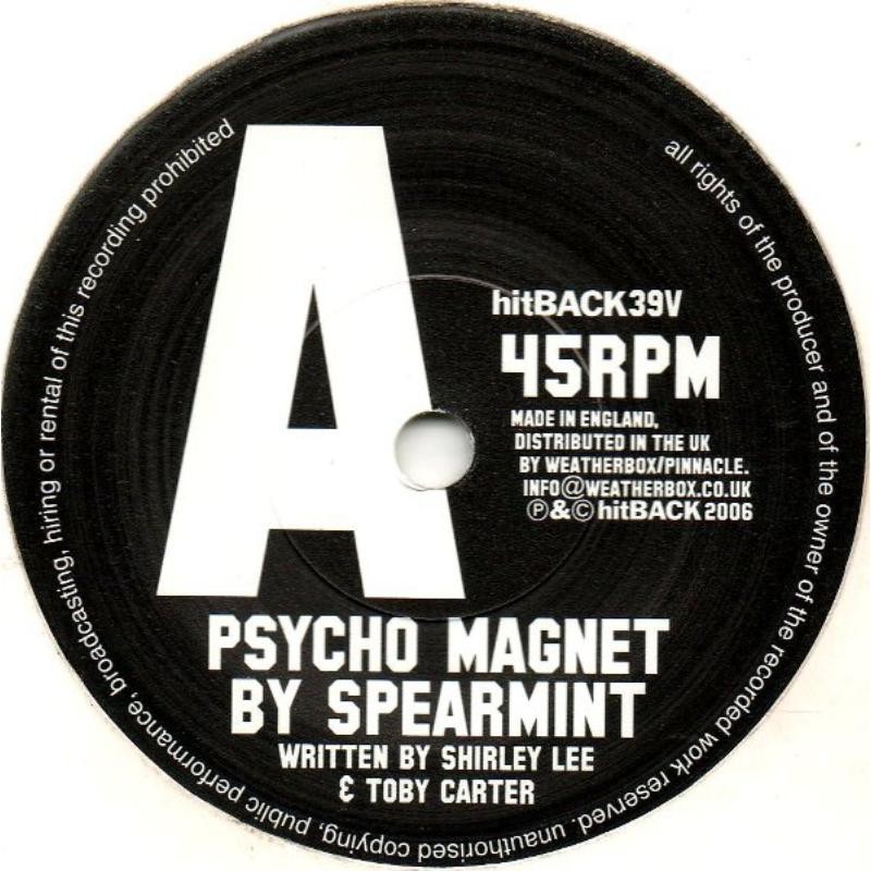 Spearmint Psycho Magnet 7 Inch Vinyl Nuovo