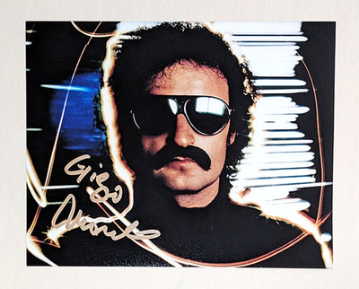 Giorgio Moroder SIGNED 8x10 photo FLASHDANCE Top Gun SCARFACE autograph COA