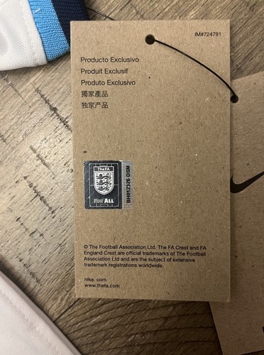 Nuova con etichette - Maglia calcio Nike England 2022/2023 uomo taglia media home DN0687-101 - Foto 9 di 16