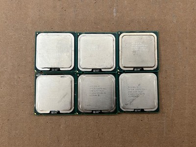 Lot of 6 Intel Core 2 Duo E6700 2.66GHz Dual-Core SL9ZF LGA775 CPU Processor