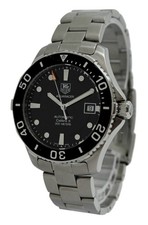 Tag Heuer 42mm Men's Aquaracer Automatic Black Dial Swiss Watch w/ B+P! WAN2110! 4