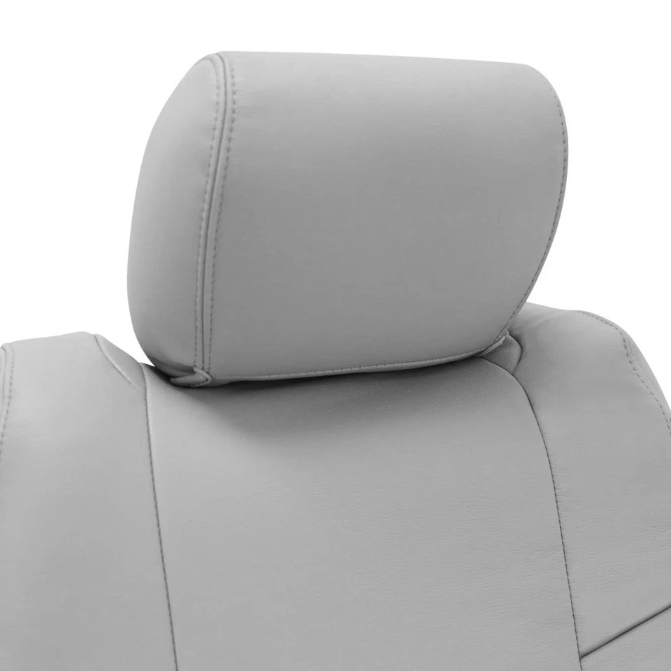 For Cadillac Escalade ESV 15-20 Genuine Leather 2nd Row Gray Custom Seat Covers Foto 2 de 4