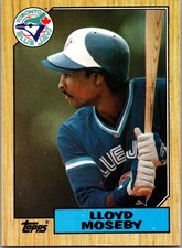 1987 TOPPS BASEBALL #210 LLOYD MOSEBY