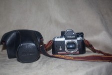 Nikon F2 with Case/Strap/Flash Mount in good cosmetic condition - Untested