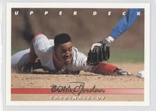 1993 Upper Deck Gold Hologram Brian Jordan #596 9b3