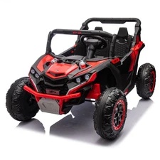 24V 2-Seater Kids Ride-On UTV w/ Remote Control, LED Lights, Music