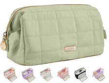 Large Pencil Case Pouch with Zipper - Cute School Supplies for All Ages