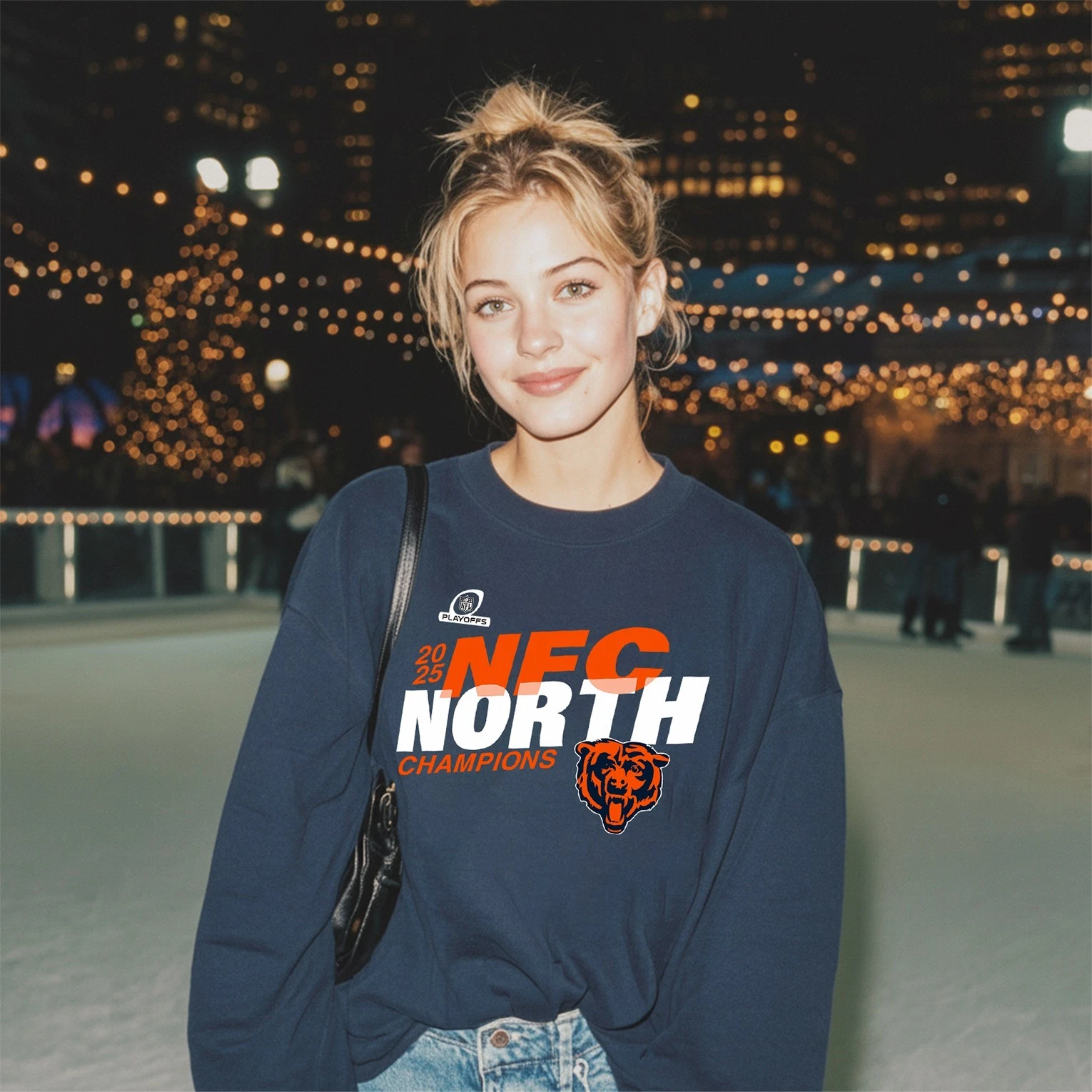 Chicago Bears 2025 NFC North Division Champions Sweatshirt