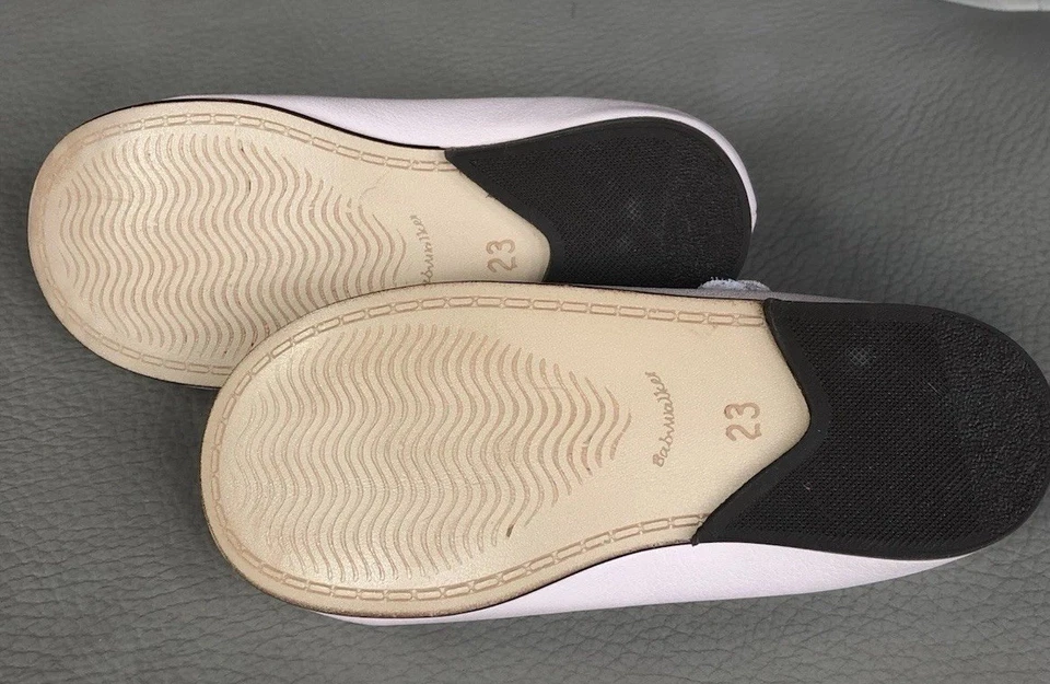 BABYWALKER Nuevo GENUINO Cuero Bebé Niñas Zapatos Talla 23 Marca Europea Minorista $150 Foto 4 de 4