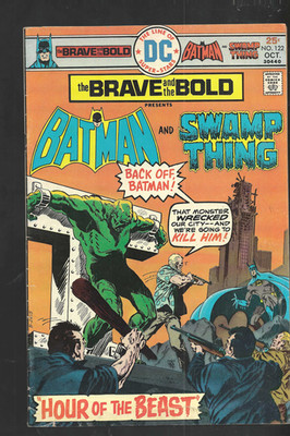1975 DC-The Brave and the Bold-Batman & Swamp Thing #122-Hour of the Beast-Fine