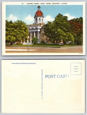 Jackson County Court House Marianna Florida Postcard