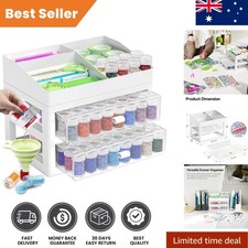Compact Silicone Storage Box for Diamond Painting Kits - 96 Containers Included