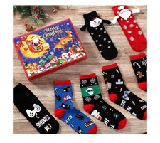 MJartoria Socks Christmas Advent Calendar 2024 Kids Adult-12 Days of Advent Box