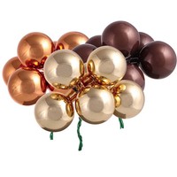 Spiegelbeeren Weihnachtskugeln Gold Braun Ø40Mm 32 StüCk Glaskugeln