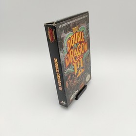 Double Dragon III 3: The Sacred Stones (Nintendo NES, 1991) with Box and Manual